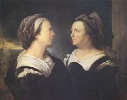 Hyacinthe Rigaud Madame Rigaud Mother of the Artist in Two Different Positions (mk05) oil painting